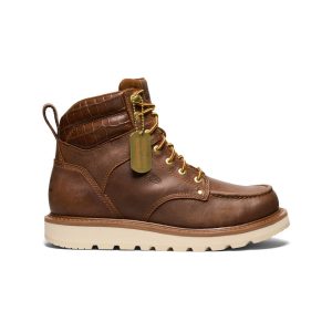Men's Cincinnati 6 Boot (Soft Toe) x Noon Goons | Leather Brown/Off White
