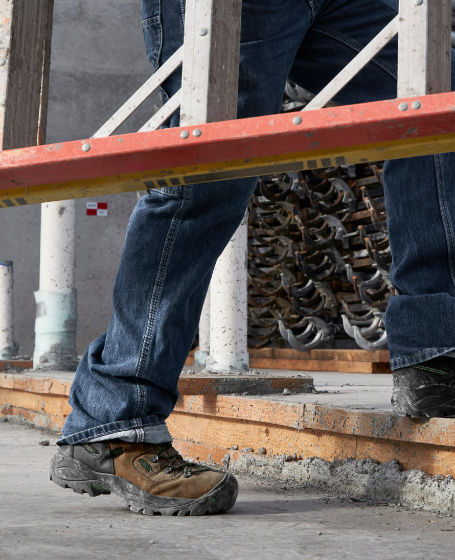 Men's Pittsburgh Energy 6 Waterproof Boot (Carbon Toe)  |  Bison/Black - Image 8