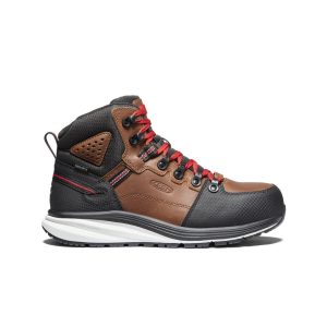 Men's Red Hook Waterproof Boot (Carbon Toe)  |  Tobacco/Black
